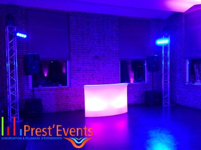 break bar slide lumineux mobiled prestevents Prest'Events Sonorisation Eclairage Mobilier Led Lille