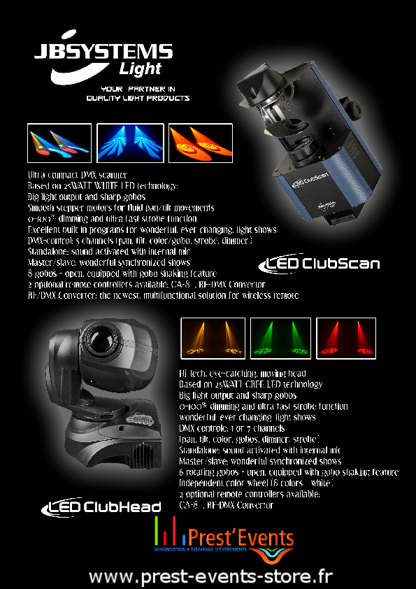 ClubHead / ClubScan JBSYSTEMS