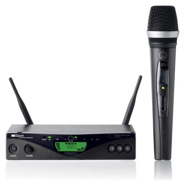 Location 24H ou Week-End AKG WMS 470 micro dynamique HF main - liaison complète