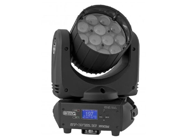 Projecteur Lyre Wash Led zoom 12x10W RGBW BRITEQ BT-W12L10 Zoom lille nord France Prest'Events Sonorisation Eclairage Décoration Mobilier Led