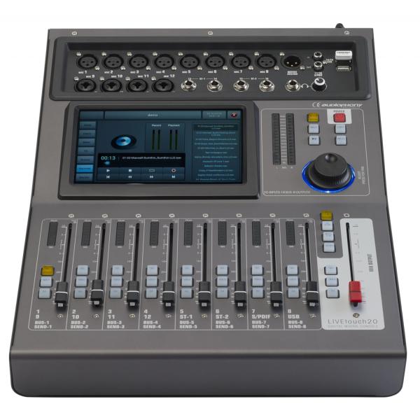 Location 24H ou Week-End Audiophony LiveTouch 2.0 table de mixage numérique 12 entrées micro + 2 stéréo + 1 master + 6 aux 