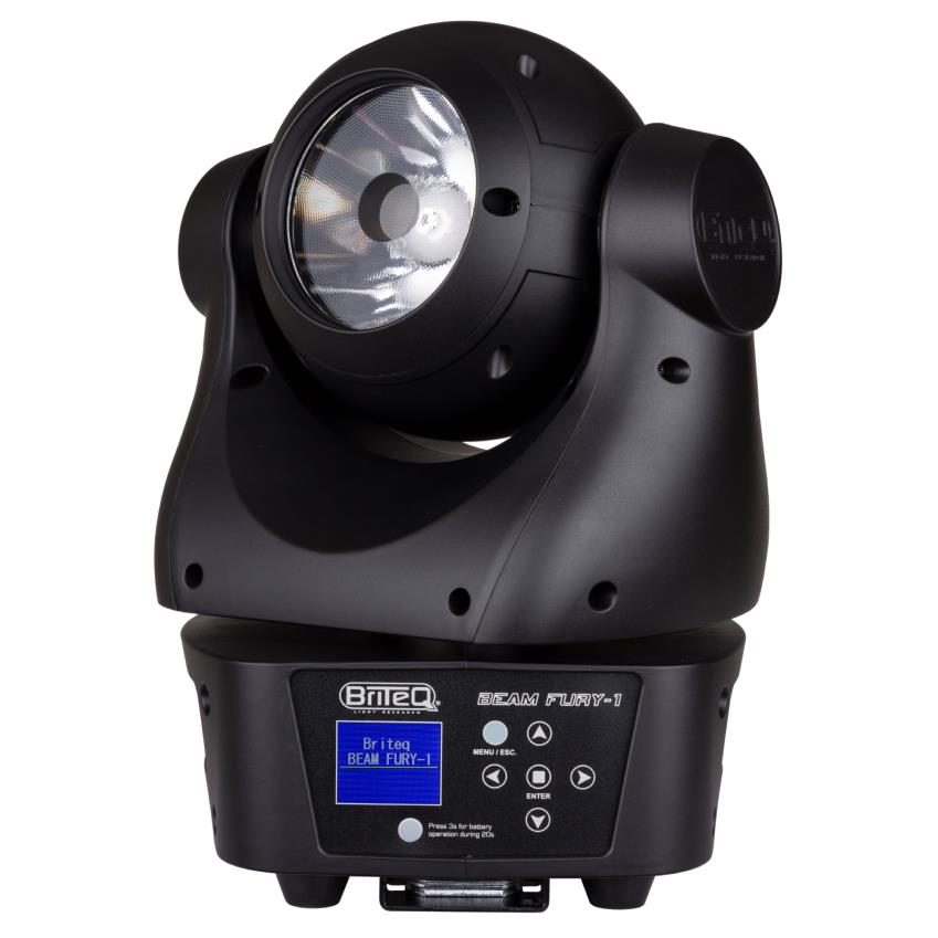 Location 24H ou Week-End BRITEQ Beam Fury projecteur lyre wash beam LED 60W RGBW 10°/45°