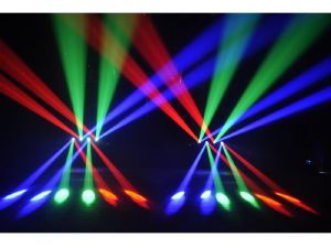 Location 24H ou Week-End JB SYSTEMS SUPER QUADRA BEAM  jeux de lumière LED statique 18W RGBW