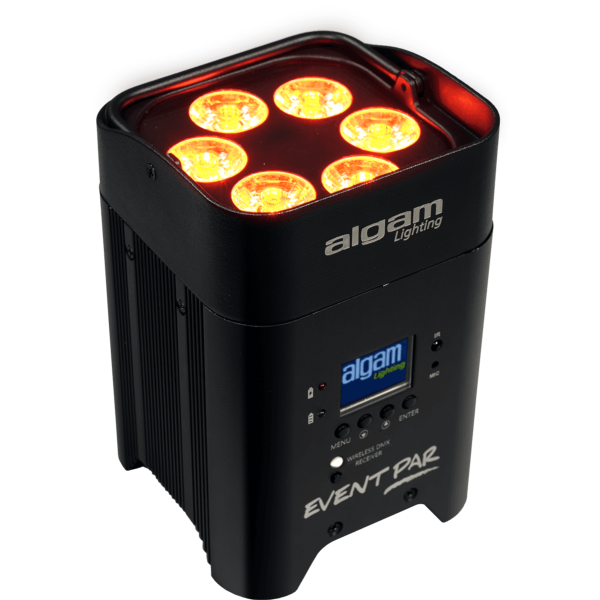 Location 24H ou Week-End Flight-Case de 6x EVENTPAR projecteur PAR LED sur batterie 6x 12W RGBWAUV 25°