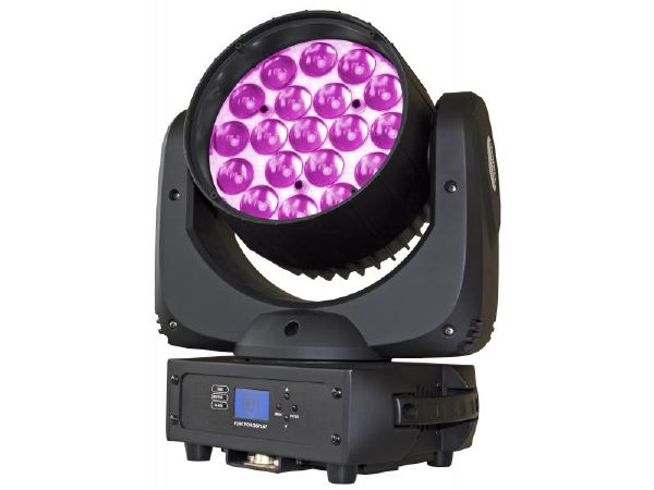 Location 24H ou Week-End BRITEQ BT-W19L10 Zoom projecteur lyre wash LED 19x 10W RGBW 10-60°