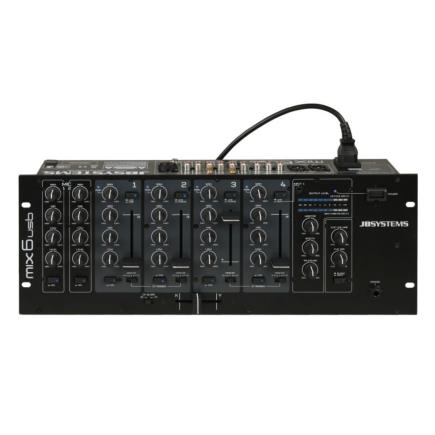 Location 24H ou Week-End JB SYSTEMS MIX 6 USB table de mixage DJ 8 entrées sur 4 canaux 