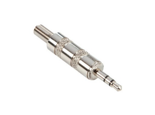 Fiche mini Jack stéréo 3,5mm mle, métal